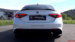 Alfa Romeo Guilia Quadrifoglio Remus Cat-Back Exhaust System now Available