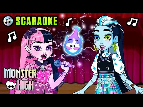Spark (Scaraoke Version) w/ Draculaura, Clawdeen & Frankie | Sparks & Spells | Monster High Musical