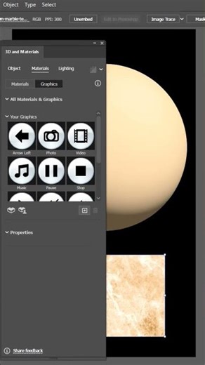 🪐 How to make Planets - #3D #Texture Tutorial for #AdobeIllustrator ✨Share & save for later! 💛