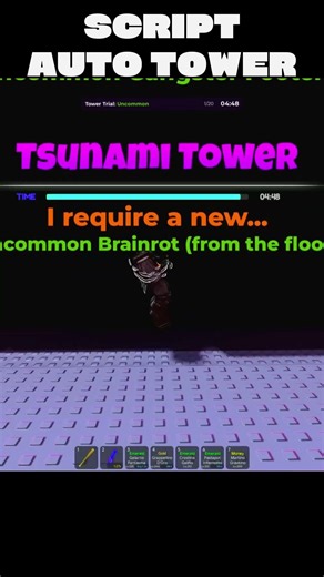 OP SCRIPT ESCAPE TSUNAMI - AUTO FARM TOWER #roblox #escapetsunamiforbrainrots #scripts