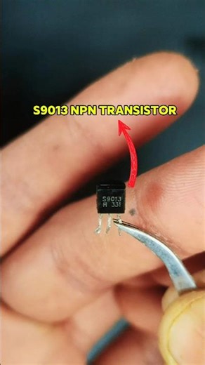 How to make S9013 transistor #diy #shortsfeed #shorts #electronicsproject #viral