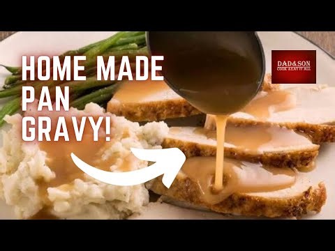 How to Make EASY & Delicious Homemade Pan Gravy! 🥘 Step-by-Step Guide | Dad & Son