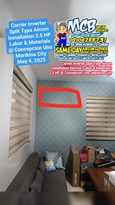 19K views · 10 comments | Aircon Installation Today Carrier Inverter...