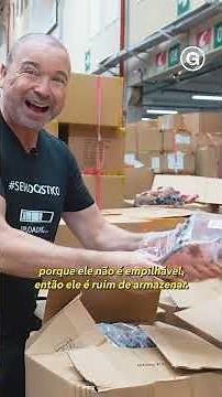 RFID + 140,000 SKUs! Centauro's operation is INSANE 🤯📦 #shorts