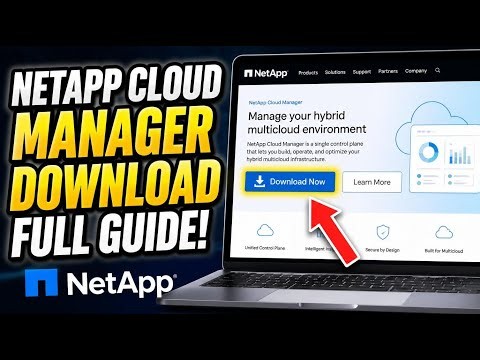 How to download NetApp Cloud Manager for data services - Detailed Guide