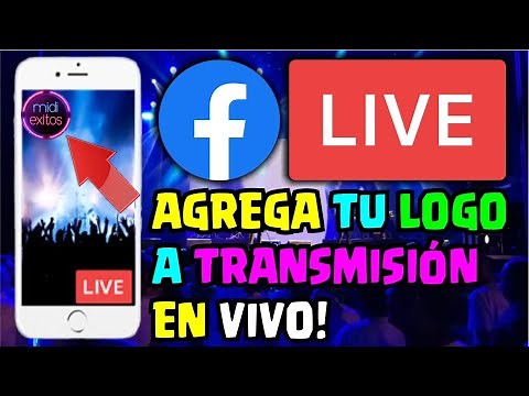 How to put your LOGO on FACEBOOK LIVE | Live broadcast!