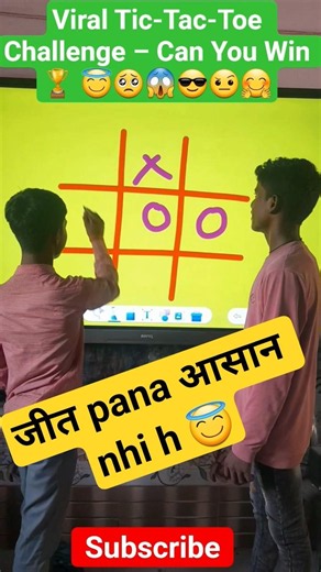 Viral Tic-Tac-Toe Challenge – Can You Win 🚀 #youtubeshorts #viral #tictactoe #schoollife