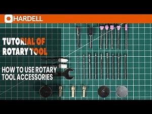 New tutorial for Rotary Tool-How to use tool accessories #hardell #diy #rotarytools