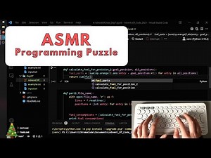 ASMR Coding: Solving Python Puzzles (Advent of Code 21 - Day 7)