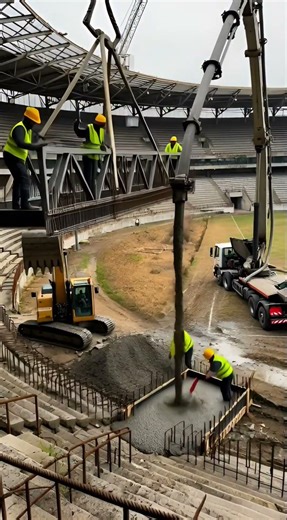 Stadium Renovation Timelapse #asmr #satisfying