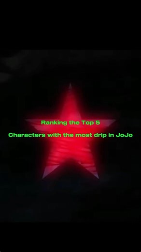 Top 5 drippiest Jojo characters #jjba #jojo