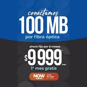 ¡Conectate con Express! Activá internet 100MB por fibra a sólo $9.999 además el primer mes es gratis. | Express Telecomunicaciones