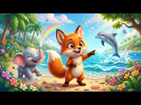 🦊 Der schlaue kleine Fuchs im Wald 2 | Kleiner Elefant | Der fröhliche Delfin | Kinderlieder Deutsch