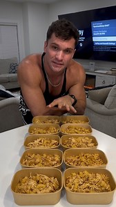 500 calories 56g protein 18g fats 34g carbs makes 10 meal preps chicken, bacon, ranch pasta with rotisserie chicken seasoning 10/10 This is going into my cookbook! Instructions Take 4 pounds of chicken beat your chicken with the tenderizer then seasoned generously with rotisserie chicken seasoning You’re gonna be cooking each side for around 5 to 6 minutes make sure the internal temperature is 165°. Why your chickens cooking boil up 16 ounces of protein pasta Your chicken should be done shred it