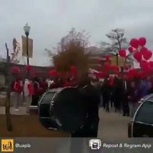 Repost from @uapb using @RepostRegramApp - Golden Lions Care! UAPB students, faculty, staff and administrators walk in recognition of World AIDS Day with @m4gram drumline leading the way. The beginning of the end of AIDS starts with you. #worldaidsday2015 #UAPB #UAPBBand | Marching Musical Machine of the Mid-South | Facebook