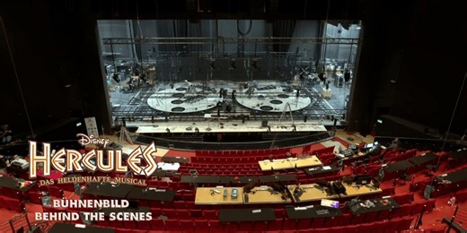 Video: Watch The Set of Disney's HERCULES Being Assembled in Hamburg