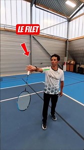 le jeu au filet en prise revers badminton tutorial #badmintonfrance