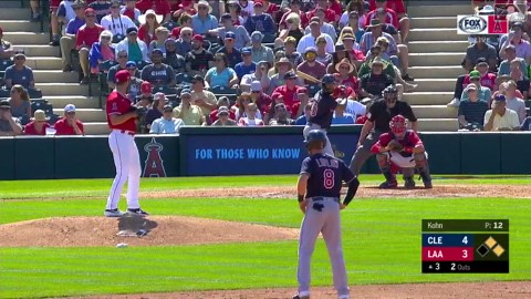 Indians vs. Angels Recap 3/9