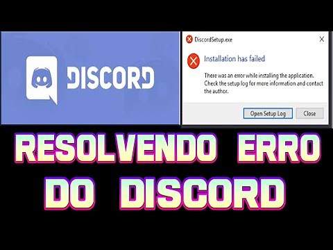 COMO RESOLVER Ó ERRO DO DISCORD NÃO INSTALAR( ATUALIZADO 2020)