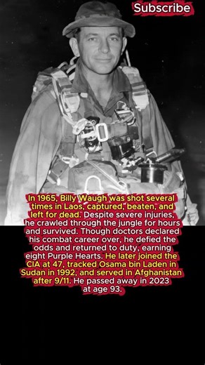 The Soldier Who Survived the Impossible – Billy Waugh’s Untold Story #celebnews #shorts