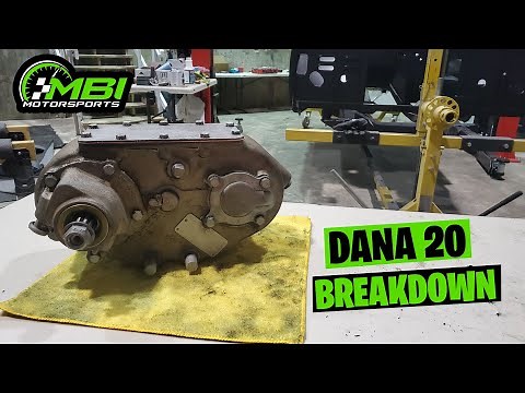 How to disassemble & assemble a dana 20 transfer case