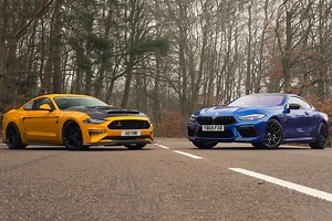 BMW M8 Competition vs 825bhp Ford Mustang review: Europe v USA showdown | Autocar