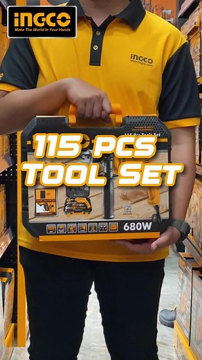 8.9K views · 94 reactions | Unleash the versatility of this INGCO Impact drill tool set in your next project. #powertools #highquality #INGCOPhilippines #INGCOLangMalakas #foryourpageシ #diyprojects | INGCO Tools Philippines | Facebook