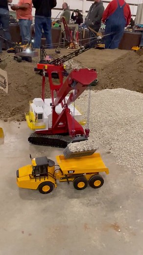 Custom Built RC Crane Dragline Mining Shovel