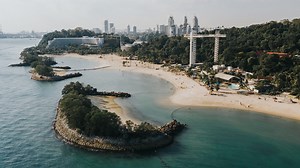 Sentosa's beach life