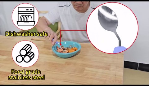 Adaptive Utensils Angled Spoon and Fork for Hand Tremors Parkinsons,Weighted Utensils with Non-Slip Easy Grip Handles for Independent Eating (1pcs Spoon+1pcs Fork=2 pcs,Purple,Right Hand)
