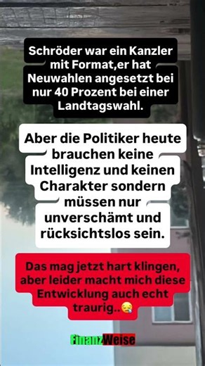 Schröder had class #politics #monetarypolicy #afd #merz #afd