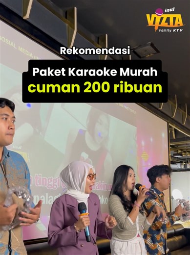 Harga sudah termasuk tax & service Gratis souvenir spesial di setiap pembelian paket Berlaku 25 Desember 2025 – 5 Januari 2026 Promo ini tersedia di outlet: • Inul Vizta Pejaten • Inul Vizta Kokas • Inul Vizta Buaran • Inul Vizta Kramat Jati • Inul Vizta Melawai • Inul Vizta TSM Cibubur • Inul Vizta FW Karawang • Inul Vizta Sukabumi • Inul Vizta Tangcity • Inul Vizta Balekota • Inul Vizta Tajur Bogor • Inul Vizta Cileungsi • Inul Vizta Blu Plaza • Inul Vizta Harapan Indah • Inul Vizta Summarecon