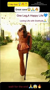 Masha Allah👉One Leg, A Happy Life#Shortsfeed