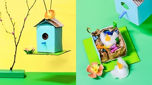 A DIY Juice Carton Birdhouse (with a Surprise!)