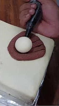 Baseball Butter Icing Cake | Sports Icing Cake. #Shorts