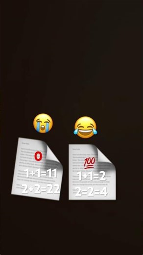 One plus one two two plus two four but one plus one is eleven and two plus two is twenty two