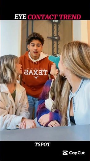 This eye contact trend got everyone laughing 😂 and #funny #memes #funnyshorts