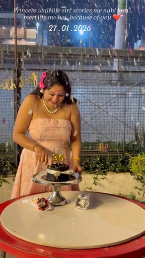 Meri life ka best role aapki princess hona 💕 Thank you for making every birthday magical✨#luckywife