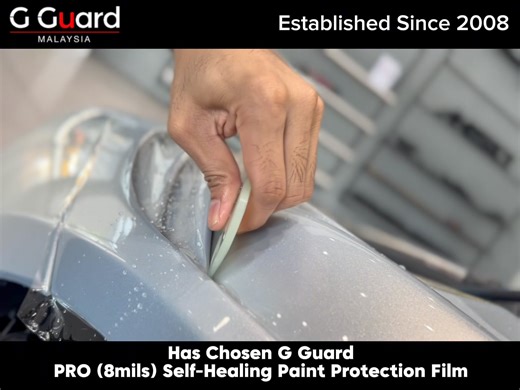 PROTECT YOUR CAR WITH G GUARD PAINT PROTECTION FILM. DRIVE A NEW CAR...