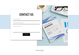 Contact us form - HTML5 Template by Nicepage
