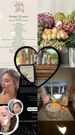 Now the party comes to you ! Boujee Wagon Spa 🧖‍♀️ Parties 🎉 - Make it a spa day for mommy & me Or a daddy / daughter day with friends . GNO, bachelorette party, brunch , bridal shower or fun entertainment for gatherings ! We curate and customize each luxurious treatment in-house to deliver the exact mood you desire. Our parties can include : 💫 luxurious hand massages with warm mittens 💫 mini facials with lip scubs and eye treatments 💫 red light therapy 💫 princess mini updos / curls , tins