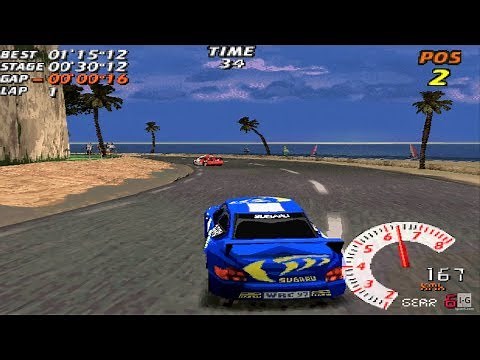 V-Rally - PS1 Gameplay (1080p60fps)