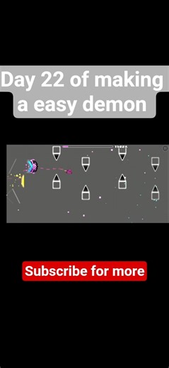 Day 22 of making a easy demon #geometrydash #gdupdate #gd