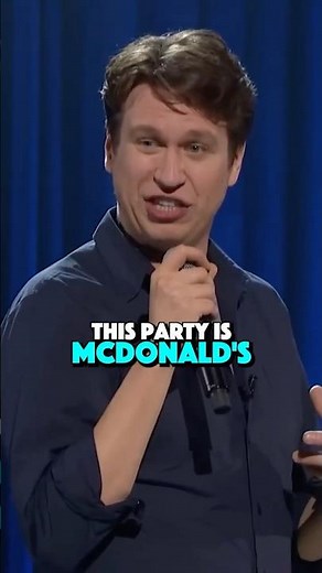 This Party is MCDONALDS #peteholmes #standupcomedy