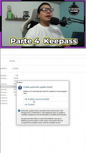 Parte 4 Keepass #short #tecnologia