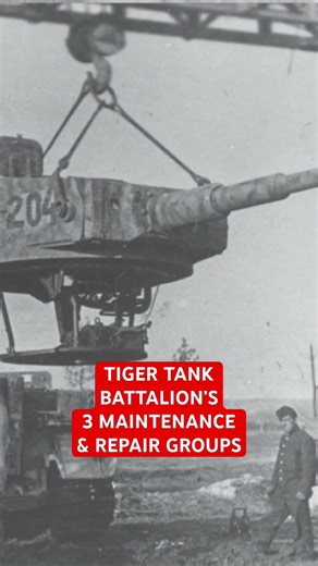 Repairing the Tiger Tank and Wehrmacht in WW2 #tank #ww2 #shorts