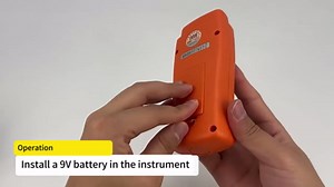 Paper Moisture Meter Tester, 0.1~100% RH Paper Moisture Meter Tester, 0.5s Measurement Rate/4 Types of Paper Measurement/Real-time Temperature Display, for Ordinary Writing Paper