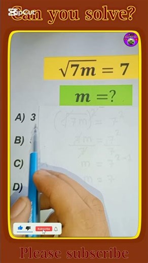 How to solve this square root problem? #maths #algebraproblem
