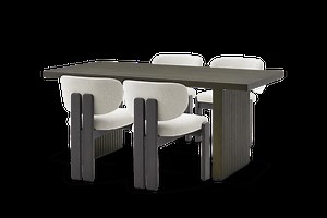 Sloane Dining Table with Oslo Chair Set | Castlery US