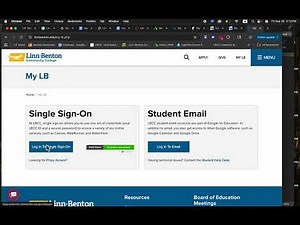 How to Access LBCC Canvas